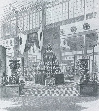 1876年，日本館內景